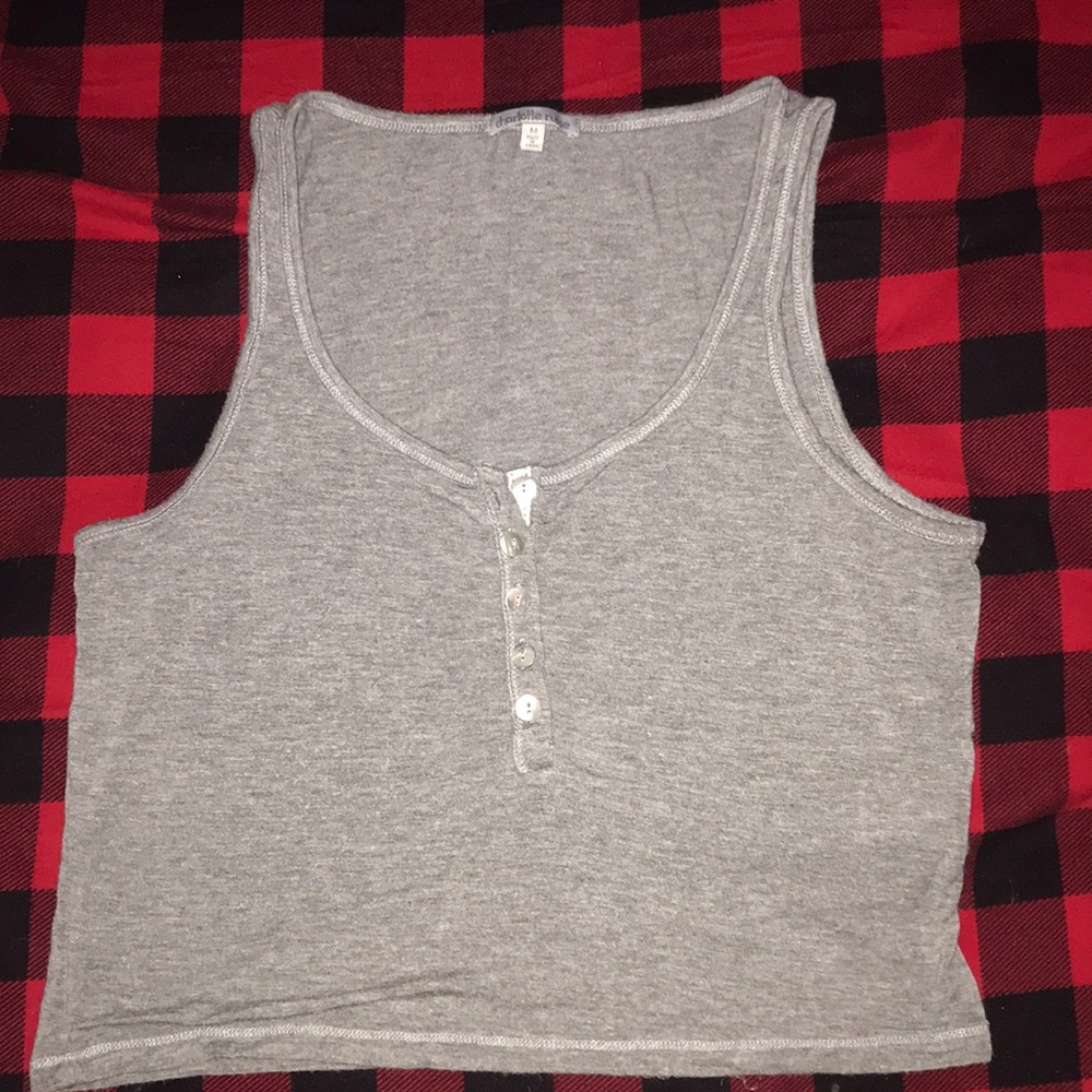 Crop top button up